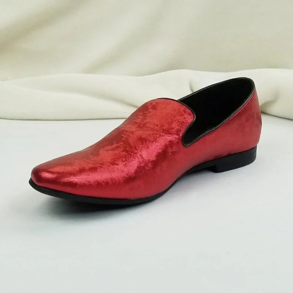 Giorgio Brutini 10M Red Slip On Men's  Loafers - Picture 1 of 12